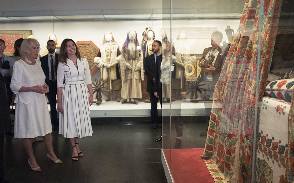 duchess-of-cornwall-visits-benaki-museum-in-athens1