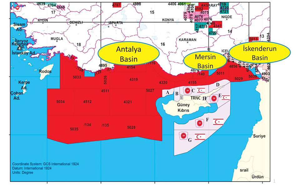 Turkey to research, drill for oil, gas in Cyprus&#39; EEZ | eKathimerini.com