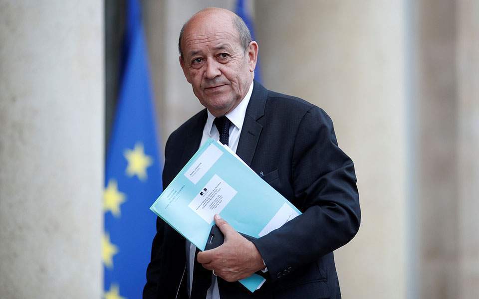 French FM calls for coordinated European response to Turkey | Kathimerini