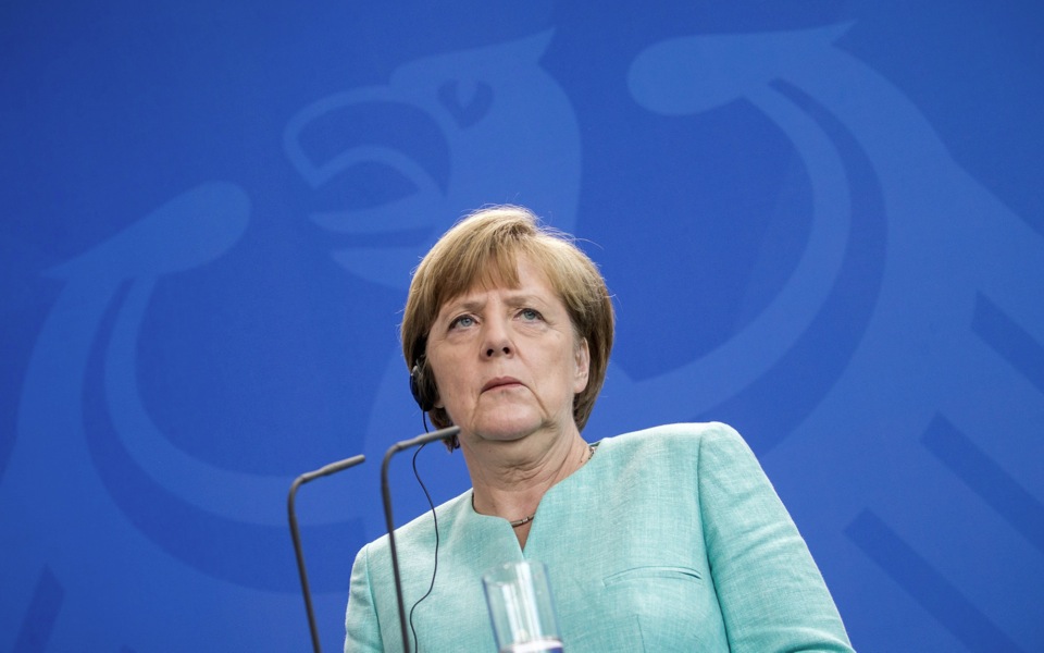 Merkel says won’t discuss new Greek request before referendum: lawmaker