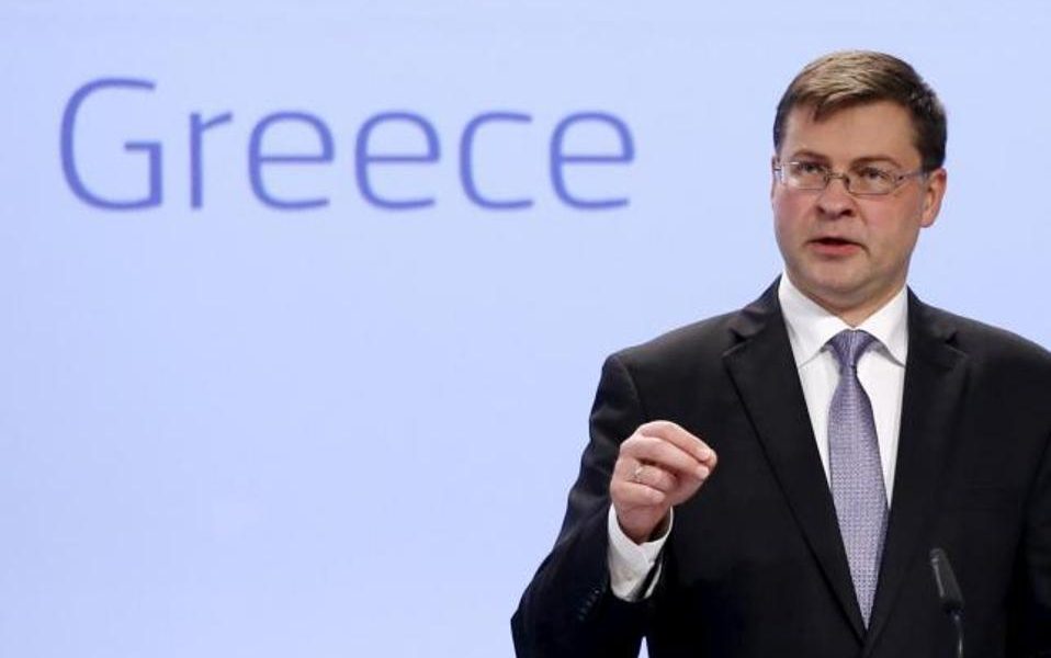 EU’s Dombrovskis expects Greek progress regardless of government
