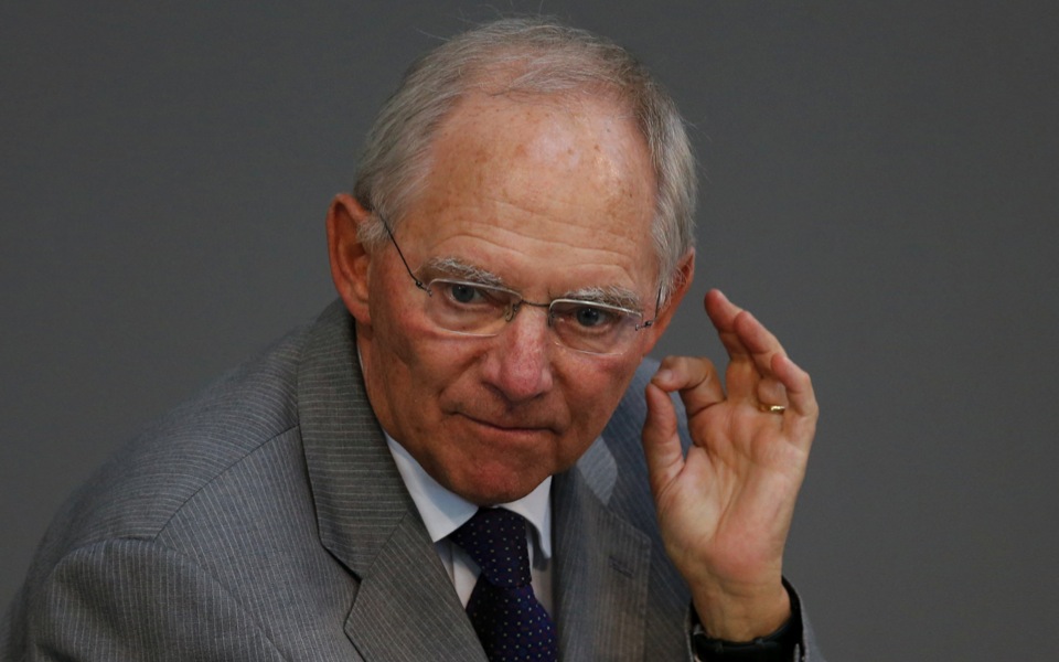 Schaeuble seeks yes vote on Greek bailout as IMF role set aside