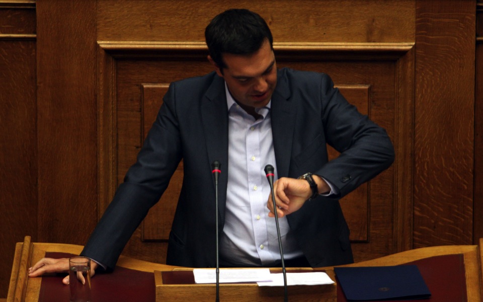 Tsipras not set to rush decision on snap elections