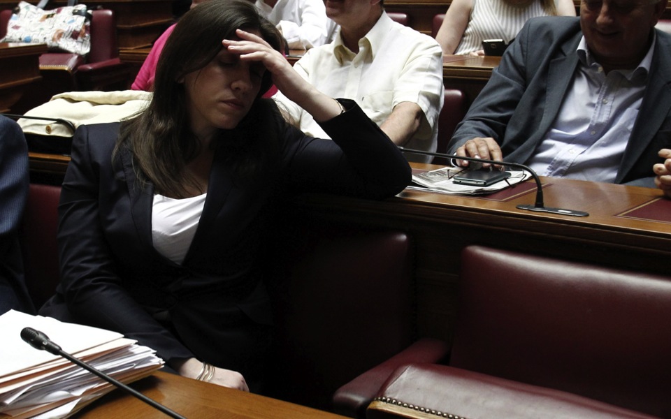 Constantopoulou defends cost of debt committee, says she cut Parl’t budget