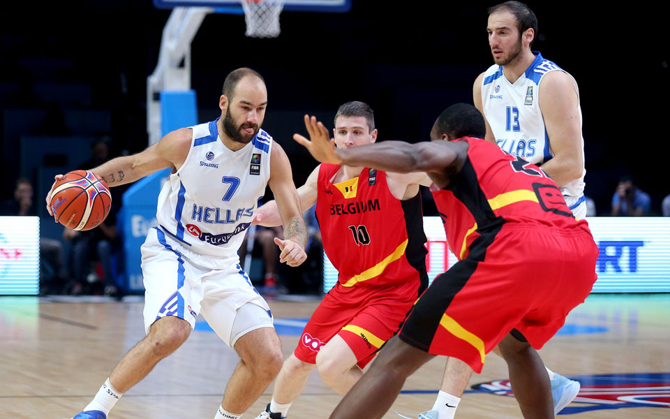 Solid second half sees Greek hoopsters thrash Belgium