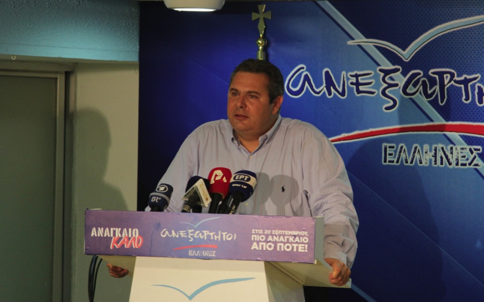 Independent Greeks leader says ready to form coalition again with SYRIZA