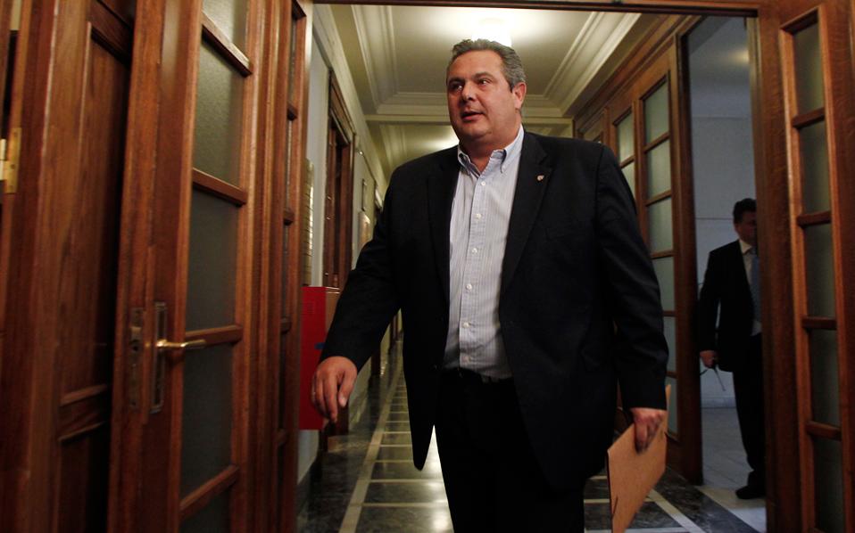 Kammenos says SYRIZA-Independent Greeks coalition explored drachma option