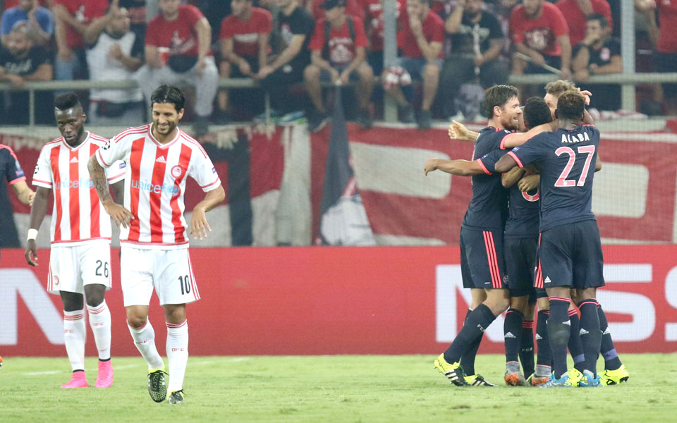 Olympiakos did not rise to the Bayern occasion