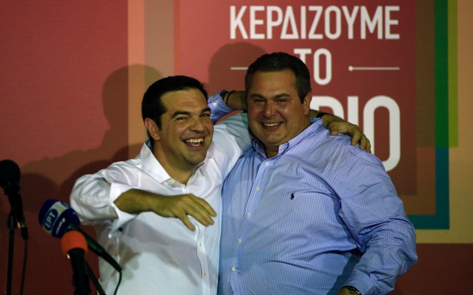 SYRIZA chief confirms plan to form government with Independent Greeks