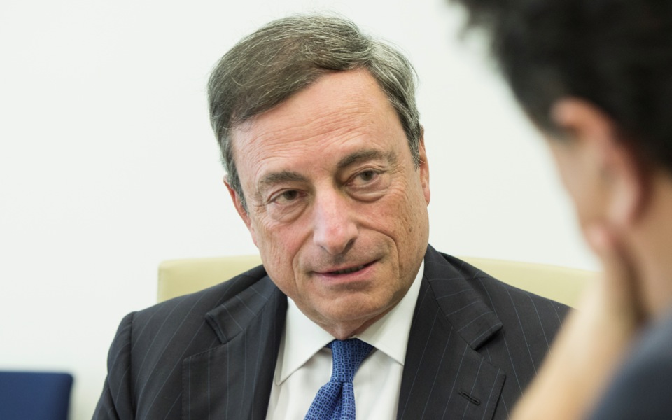 ECB chief calls for Greek debt restructuring