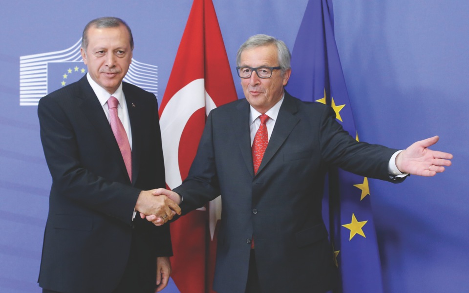 Erdogan presses EU to act in Syria over migrant crisis