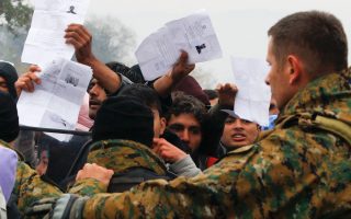 Tempers flare at Greek-FYROM border