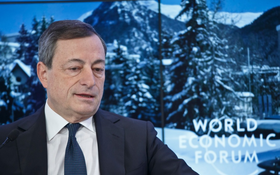 Draghi says ECB determined, willing to act