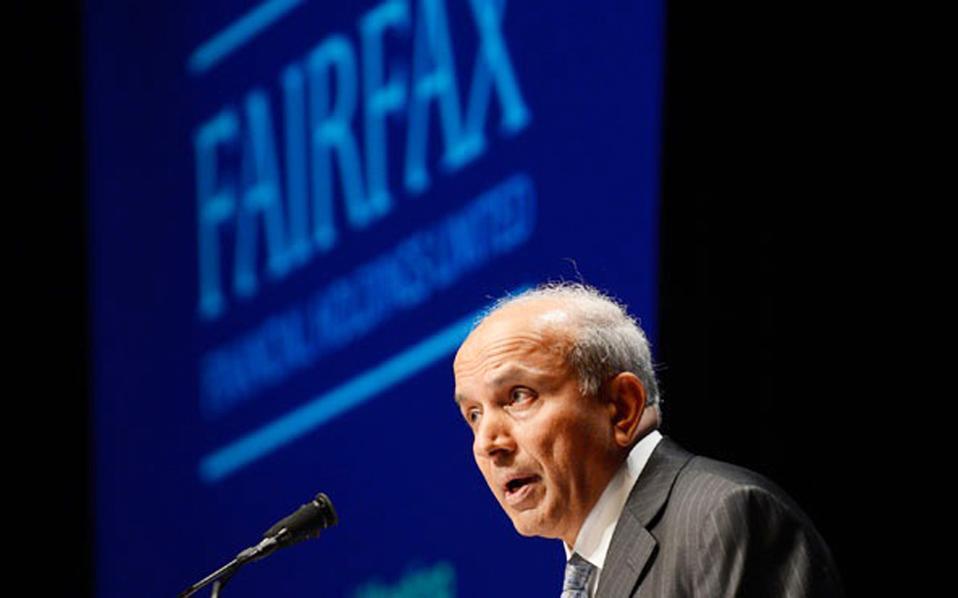 Fairfax CEO sees investment potential in Greece, says reforms must go on
