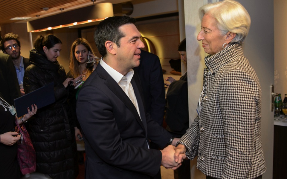 Tsipras faces tightrope act after IMF chief says pension cuts unavoidable
