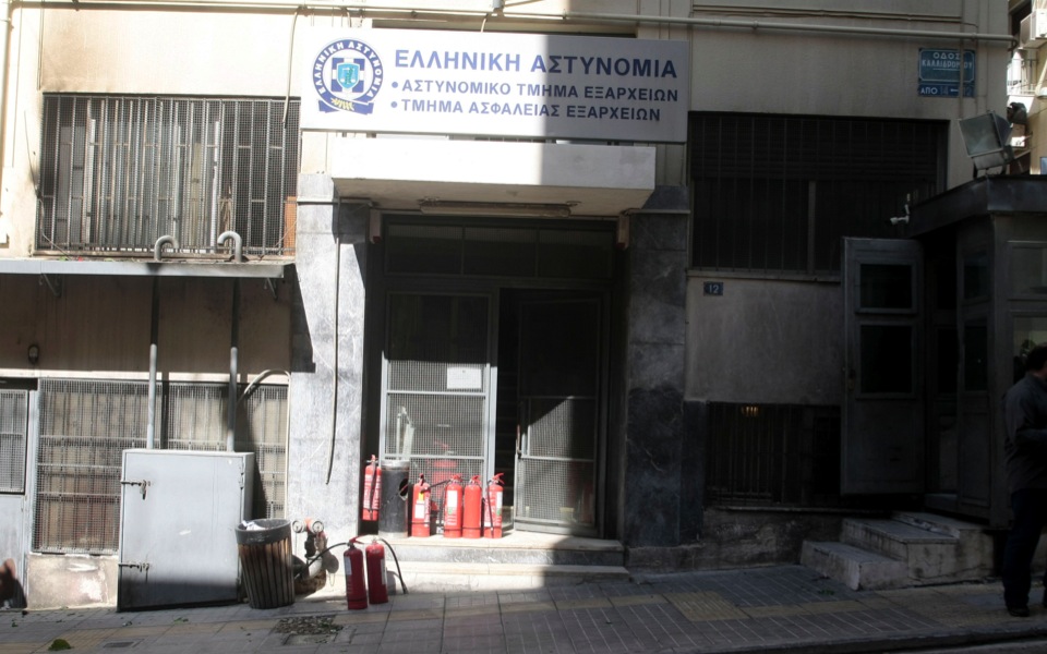 Assailants firebomb central Athens police station