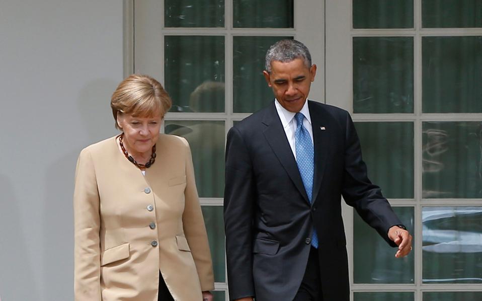 Merkel, Obama to discuss Greece in Hanover