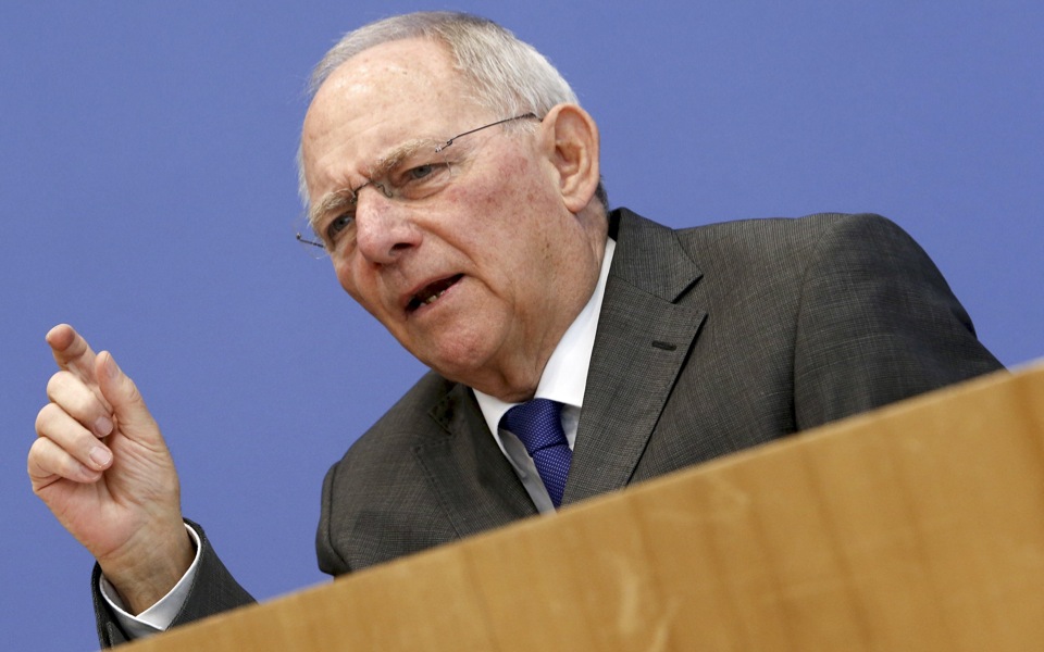 Schaeuble sees no need currently for Greek debt restructuring