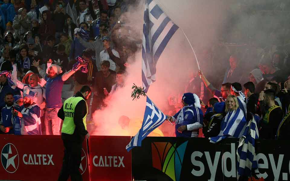 Greece succumbs to Australia at the very end
