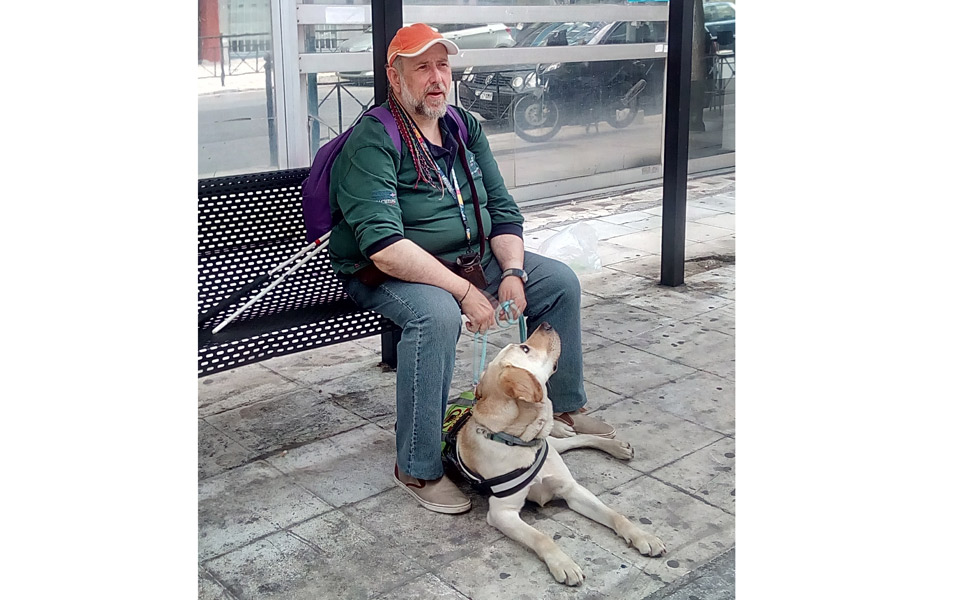 Guide dog broadens horizons of visually impaired man