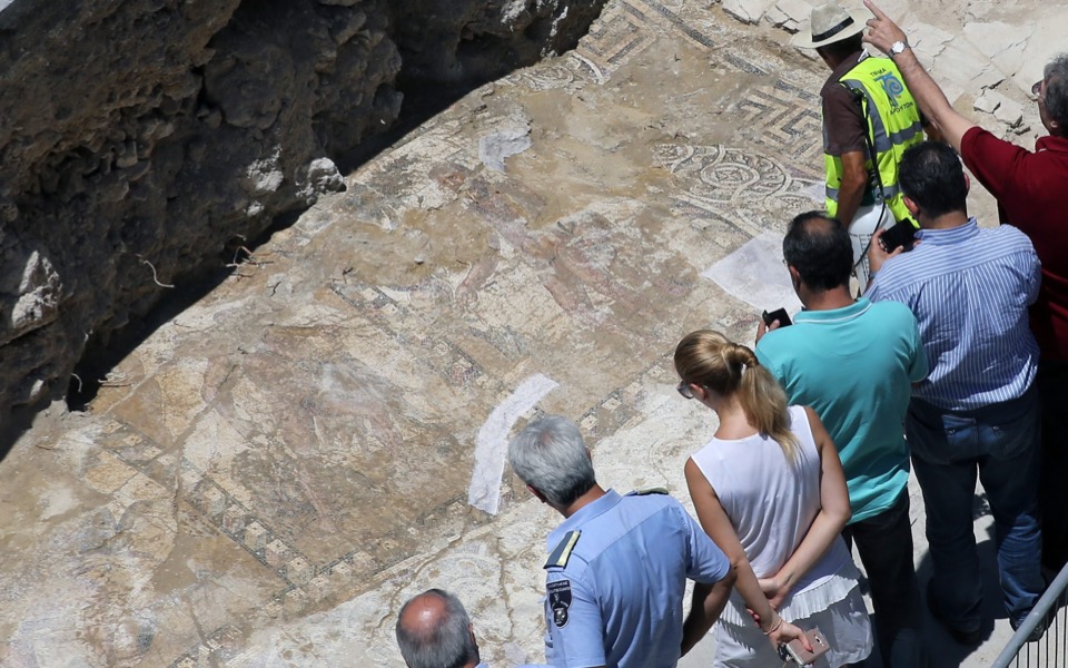 Unique, Roman-era mosaic of Hercules’s Labors to go to Larnaca museum