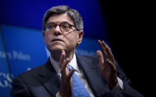 US Secretary Lew meets with Greek finance minister