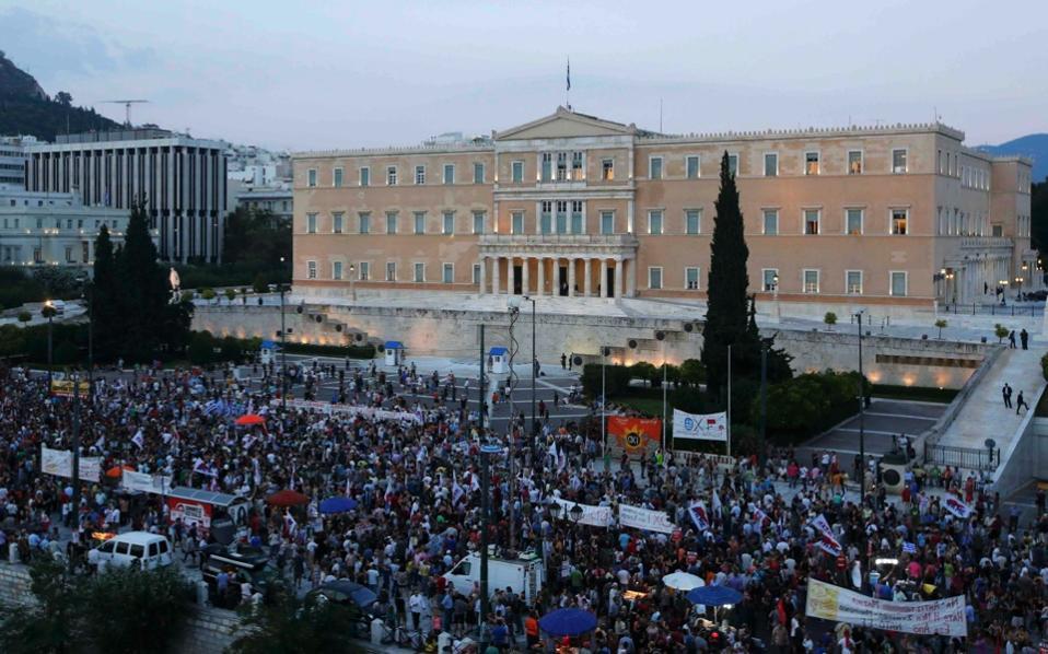 Rally called at Syntagma Square on Tuesday to mark referendum anniversary