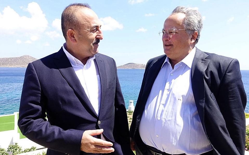 Greek FM welcomes Turkish counterpart on Crete