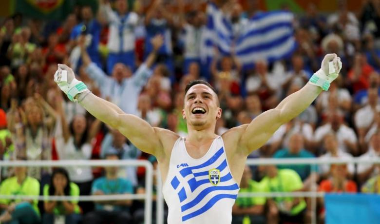 Greece’s Petrounias wins rings gold at Rio Olympics