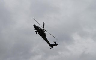 Greek army helicopter crash lands in northern Greece; pilots unharmed