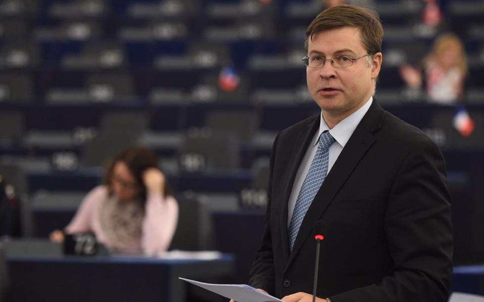 Greek populism made adjustment worse, EU’s Dombrovskis says