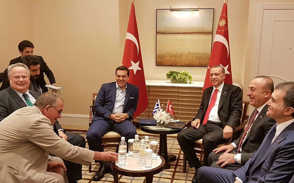 Those implicated in coups are not welcome in Greece, Tsipras tells Erdogan in New York