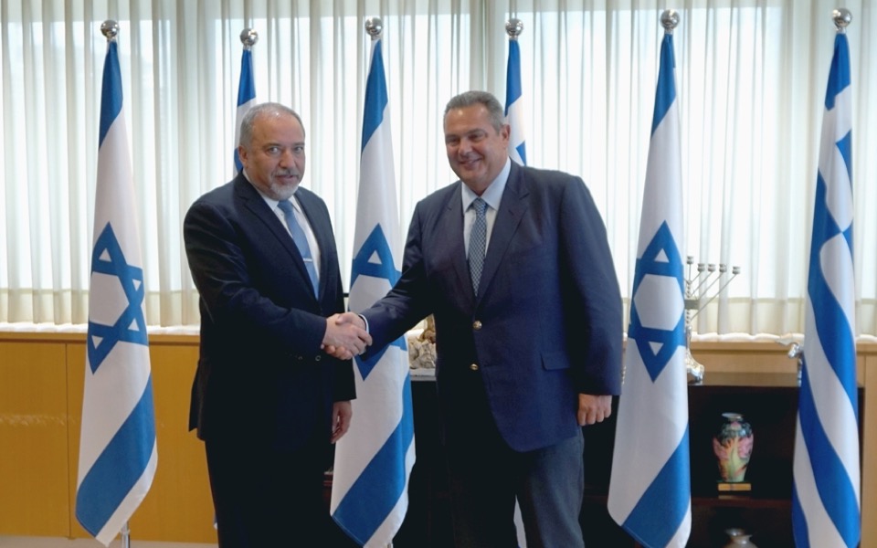 Minister reaffirms Greece, Israel defense ties
