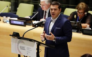 Greek PM urges action for refugees at UN