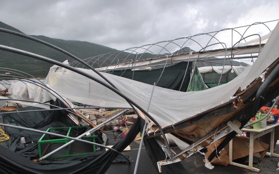 Tornado wreaks havoc on island of Zakynthos