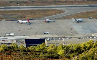 Rhodes airport traffic picks up