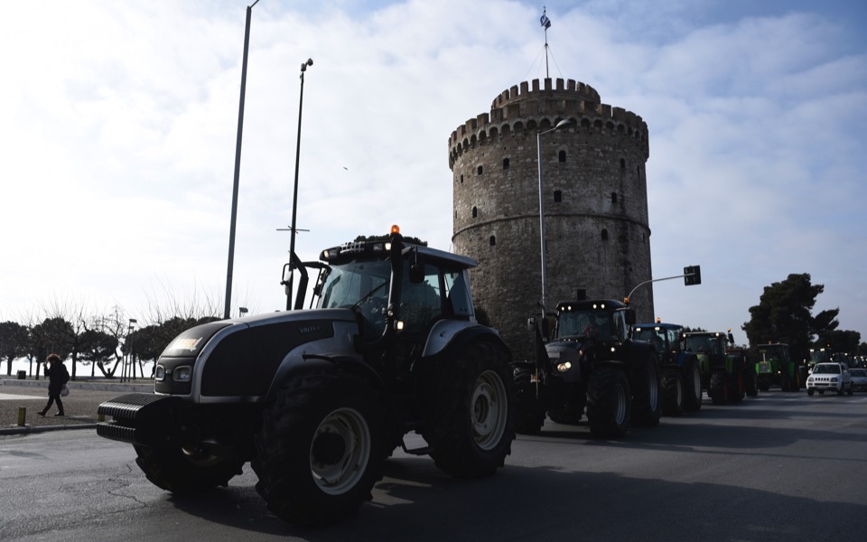 Farmers take protest to Thessaloniki