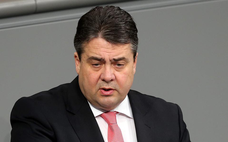 Germany’s Gabriel condemned Berlin’s handling of Greece in letter