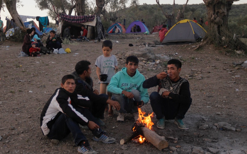 Small steps taken to improve conditions at Lesvos migrant camp