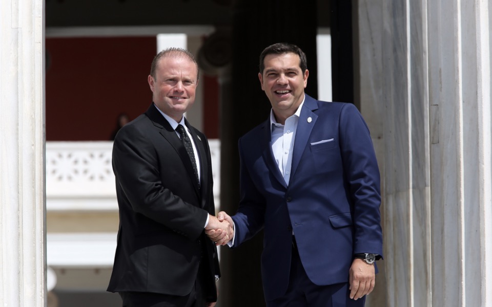 Maltese premier expected in Athens on Wednesday
