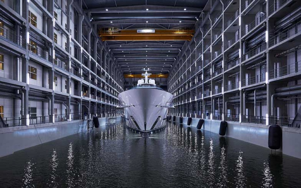 Oceanco launches the largest yacht ever built in the Netherlands