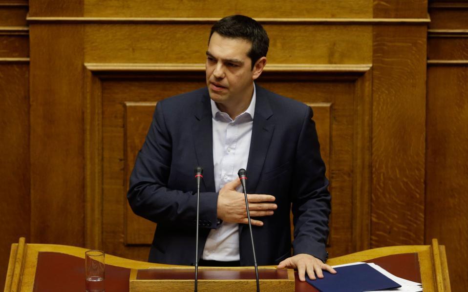 Tsipras to address Parliament as Brussels official rules out April deal