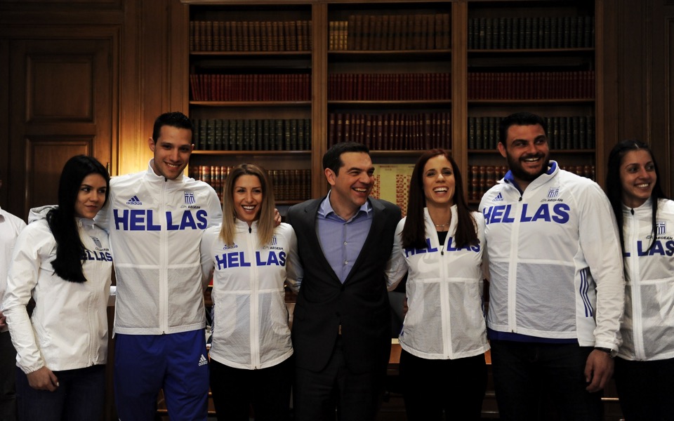 Tsipras hails Greek medalists, says athletes need support