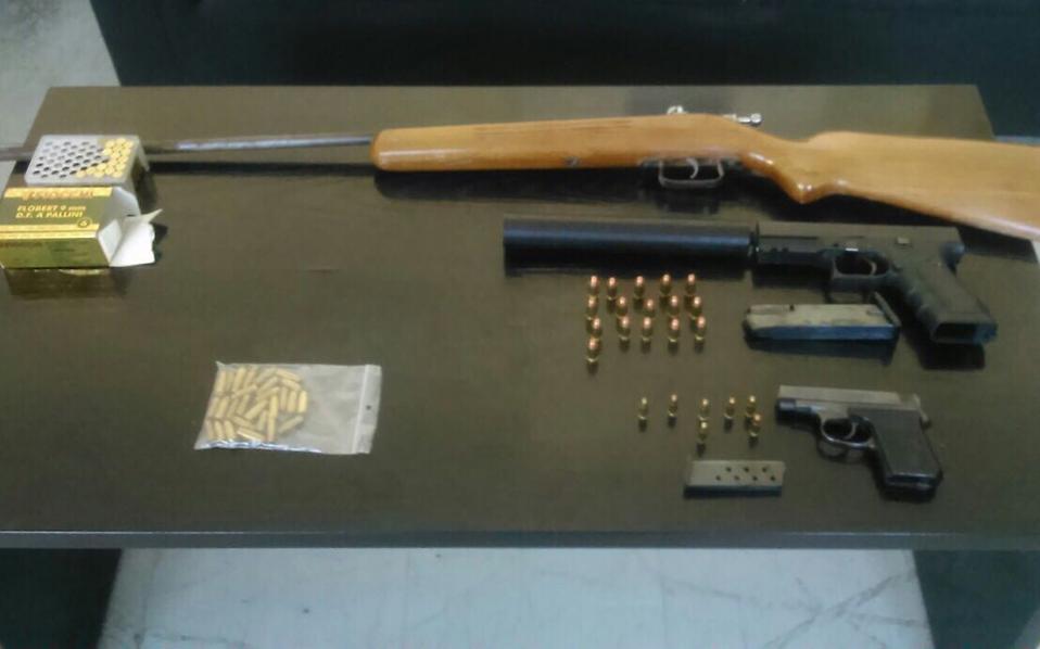 Guns and ammo found in Xanthi mosque