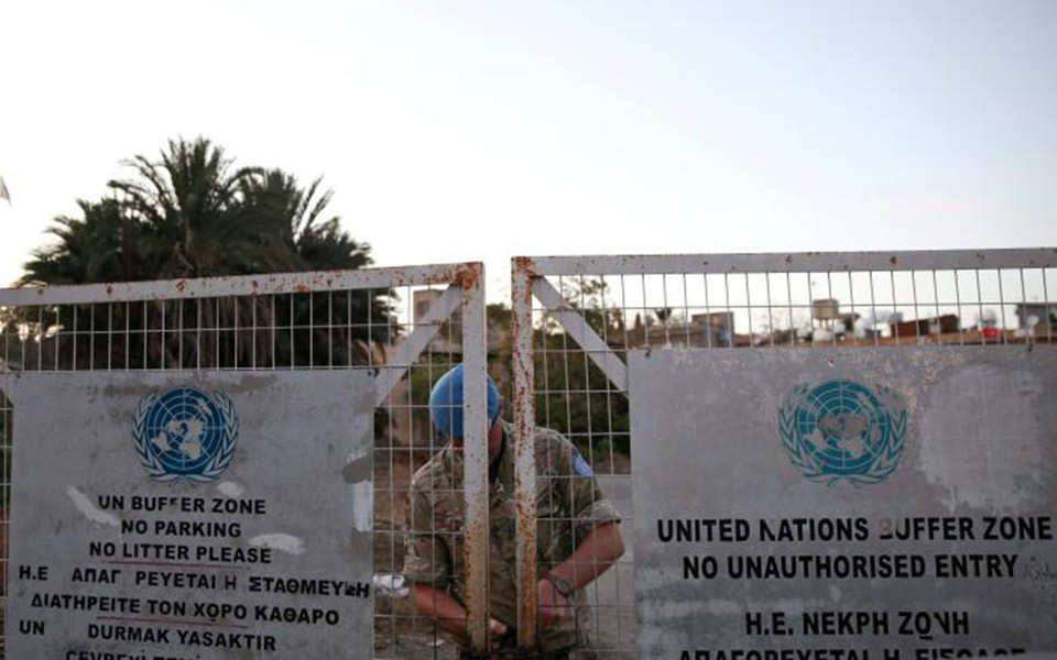UN’s Cyprus force keeping eye on Turkish Cypriot moves in buffer zone