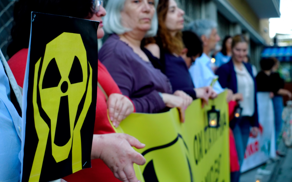 Cyprus activists protest Turkey’s planned nuclear plant