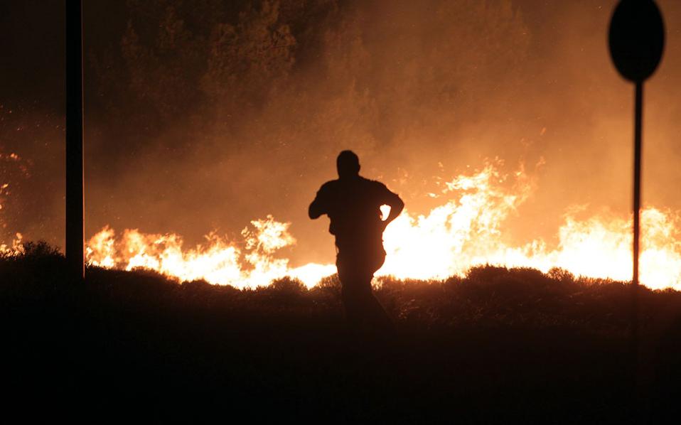 Large fire on Zakynthos abates