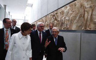 German president visits Acropolis Museum