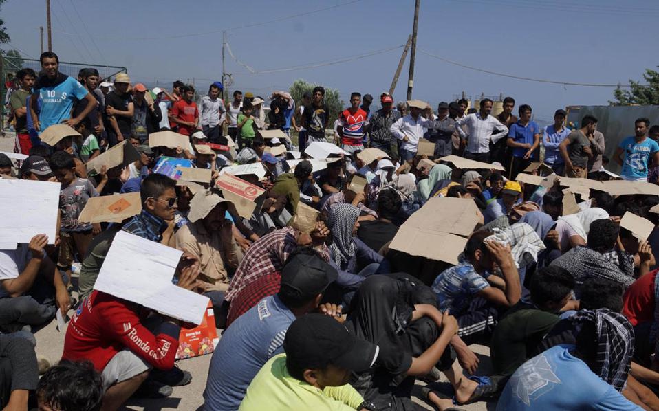 Tensions rising at migrant centers as influx continues