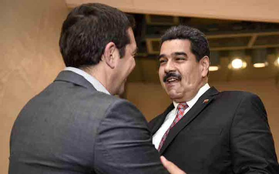 Tsipras listed among Europe’s ‘die hard fans’ of Maduro